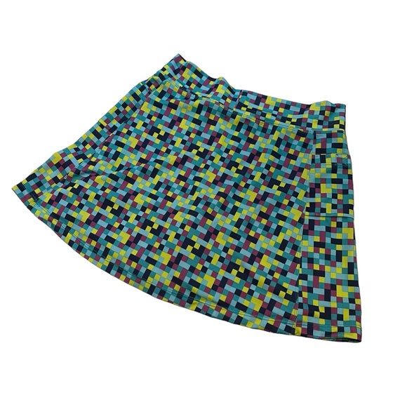 Runningskirts.com Blue Pixel Athletic Skirt Wide Waistband, Sz 2 - Picture 6 of 15